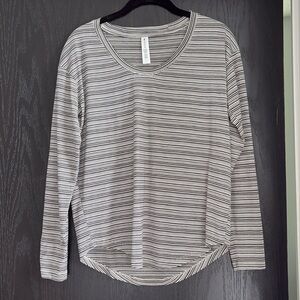 NWOT Athleta Cloudlight Stratus striped top